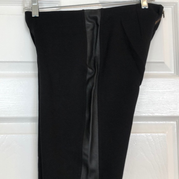 J Crew pants with 100% leather trim - Picture 6 of 7